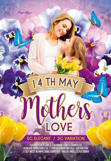 1000+ Free Mother's Day Flyer Templates (PSD) - by Elegantflyer