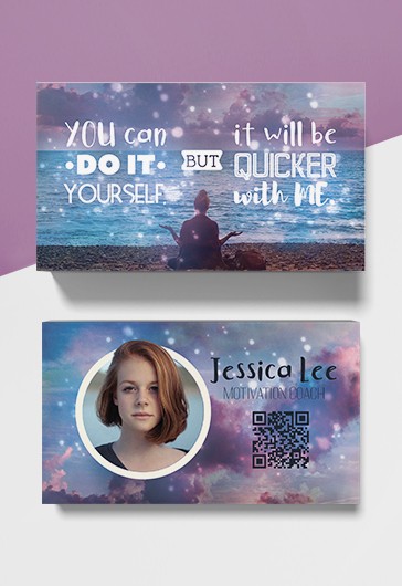 Motivation Coach Business Card