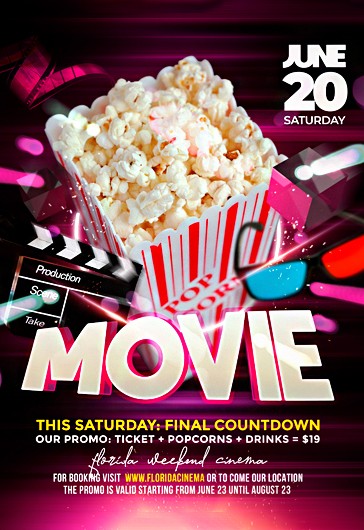 Movie Flyer - Pink