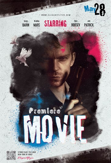 Movie - Free PSD Poster Template - Movie Poster