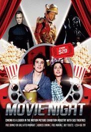 Creative Movie Night Flyer
