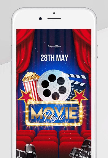 Movie Night - Instagram Templates