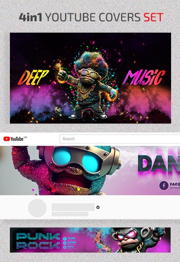 Banner Template Set 1 - Premade Pixels