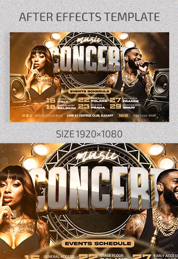 Music Concert Event After Effects