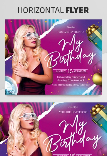 Meu folheto de festa de aniversário