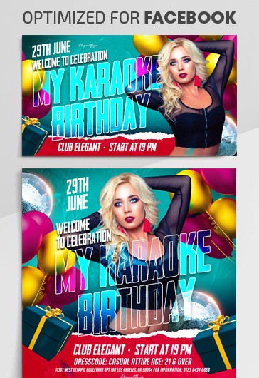 Mein Karaoke Geburtstag auf Facebook