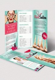 Nail Salon Tri-Fold Brochure