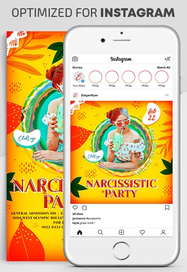 Narcissistic Party Instagram - Fiesta Narcisista de Instagram.