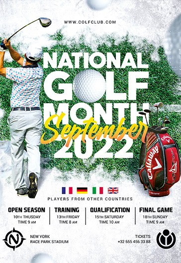 Free Golf Flyers | elegantflyer.com