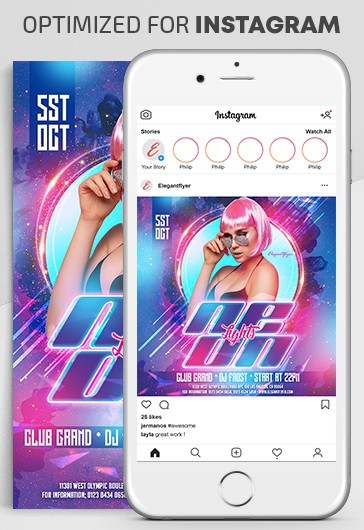 Fiesta de Luces Neón Instagram