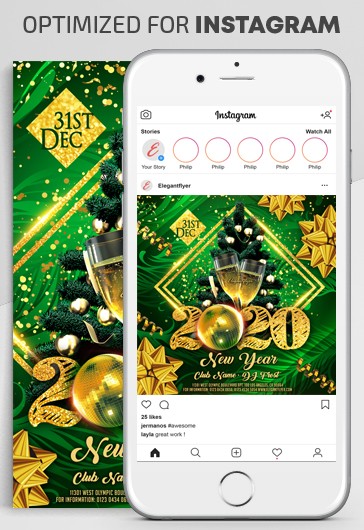 New Year 2020 Instagram