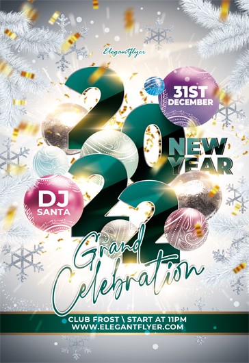 New Year 2022 Poster - Christmas Poster