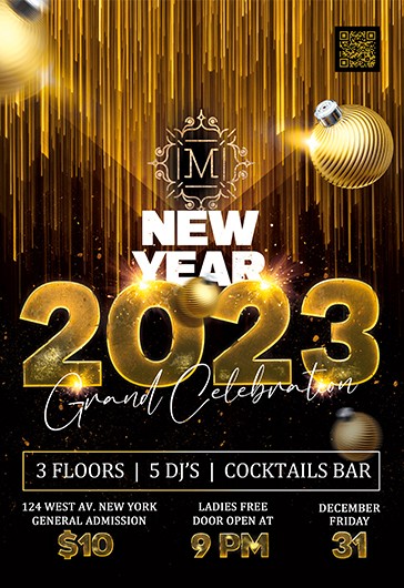 New Year 2023 Flyer