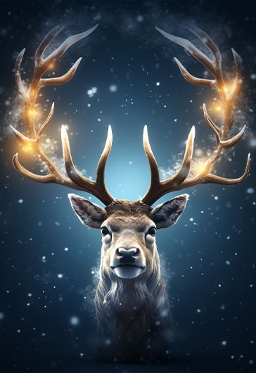 New Year Deer - Free Happy New Year 2024 Images