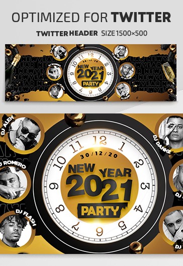 Fête du Nouvel An Twitter