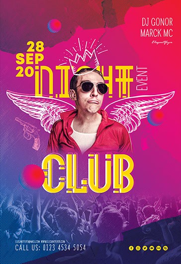 Night Club Event Poster