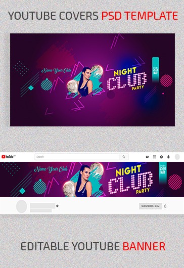 Night Club Party Youtube - Youtube Templates