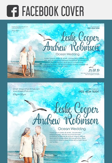 Matrimonio sull'oceano su Facebook