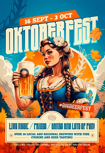 Flyer pour l'Oktoberfest - Oktoberfest