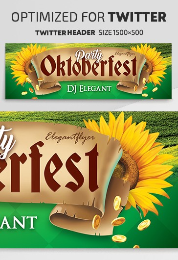 Illustrated Oktoberfest Twitter