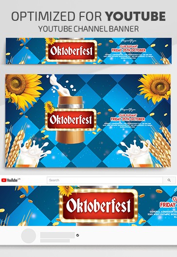 Oktoberfest Youtube - Plantillas de Youtube