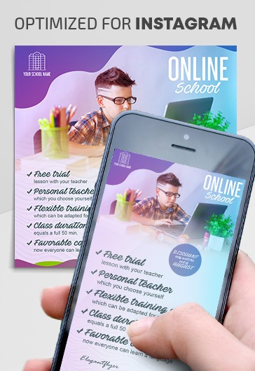 Online School Instagram