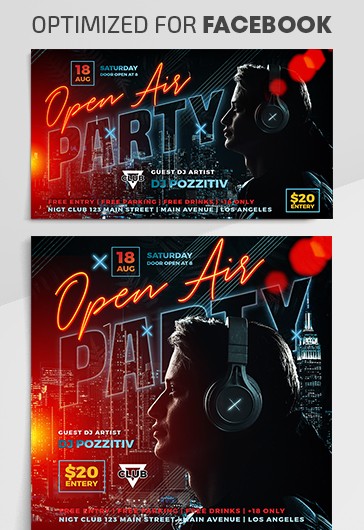 Festa all'aperto di Facebook