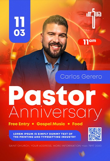 Pastor Anniversary Flyer1