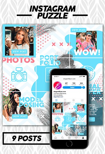 Puzzle Instagram du photographe - Collage
