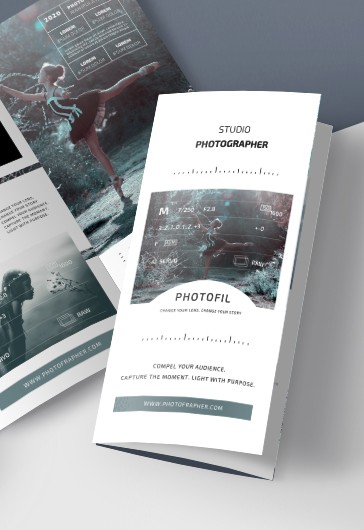 Brochure du photographe - Créatif