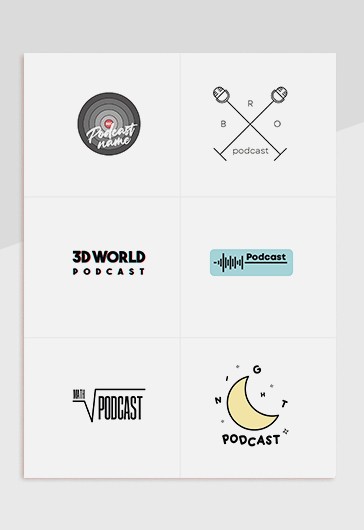 Podcast Logo Set - Music
