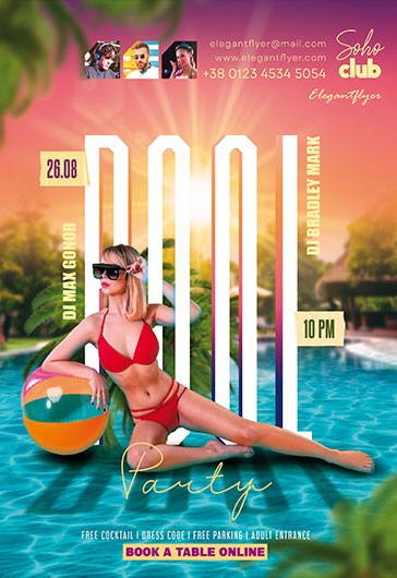 Pool Party Flyer