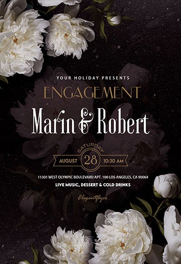 Engagement - Einladung zur Verlobungsfeier