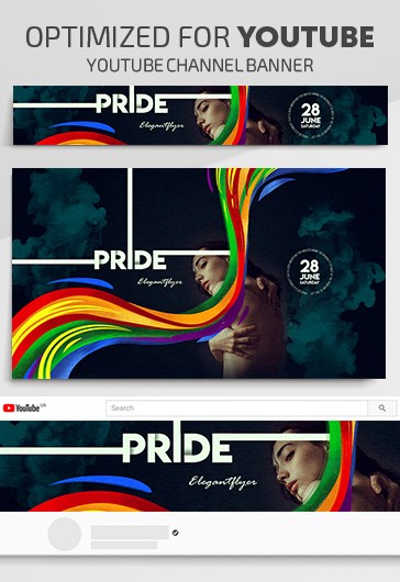 Fête de la fierté sur Youtube - Modèles Youtube