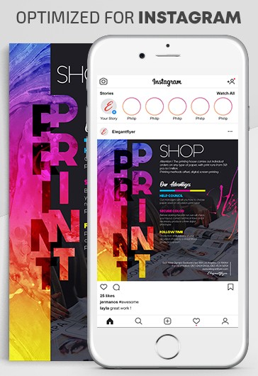 Print Shop Instagram