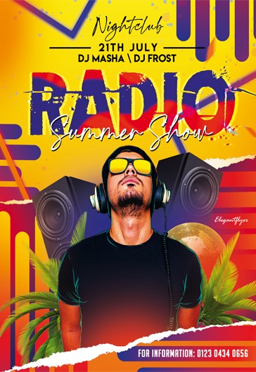 Radio Summer Show Flyer