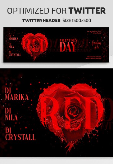 Dia dos Namorados Vermelho