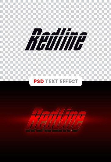 Effetto testo Redline