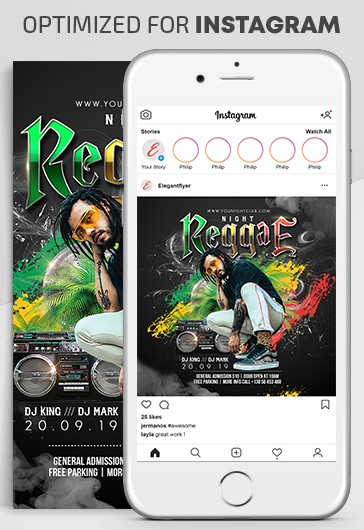 Reggae Night Instagram