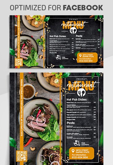 Menu du restaurant Facebook