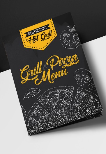 Menu du restaurant - Brochure Bi-Fold