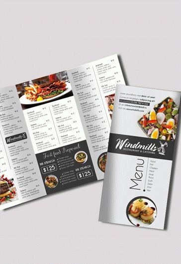 White Professional Restaurant Menu Free Template Free Restaurant menu ...