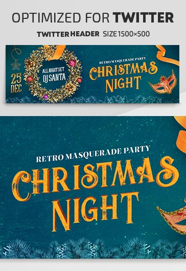 Retro Christmas Night