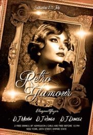 Retro glamour Flyer