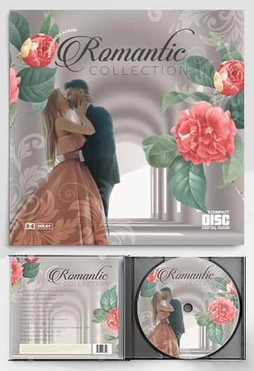 Copertina del CD della Collezione Romantica - Copertine dei CD