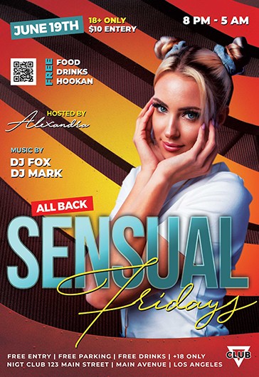 Venerdì Sensuale Volantino