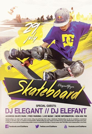 Skateboard Flyer