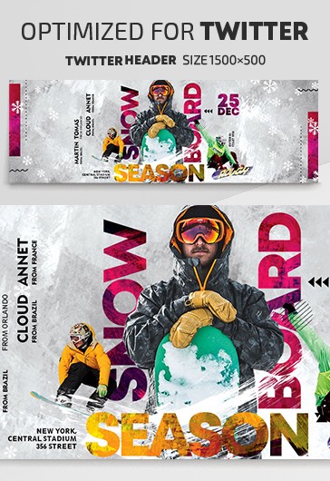 Temporada de Snowboard no Twitter.