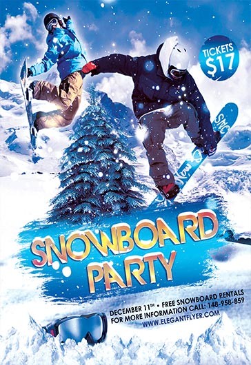滑雪板派对 - 冬天
