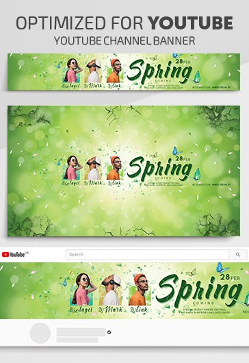 A chegada da primavera no Youtube. - Modelos de Youtube